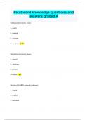 Picat word knowledge questions and answers graded A