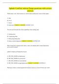 Splunk Certified Admin Dump questions with correct answers