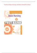 Textbook of Basic Nursing 11th Edition Rosdahl Test Bank