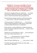 WIS2040 Ch. 3 Ecosystems and Wildlife of Florida, WIS2040 Lecture Guide 2, WIS 2040 Functional Components of Ecosystems/Ecosystems of Florida Reading Questions, WIS2040 Topic 18, WIS2040 Topic 17, WIS2040 Topic 16, WIS2040 Topic 15, WIS2040 Topic 14,...