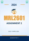 MRL2601 Assignment 2 Semester 1 2024