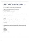 PECT PreK-4 Practice Test Modules 1-3 question n answers 2023 verified