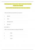 NR 283 Pathophysiology Test Question Bank 