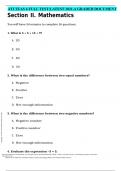 ATI TEAS 6 FULL TEST:LATEST 2021,A GRADED DOCUMENT