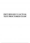 INET HESI RN V3 ACTUAL TEST PROCTORED EXAM | 100% VERIFIED (2023/2024)