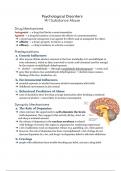 BIOPSYCHOLOGY (Kalat), chapter 14 summary: "Psychological Disorders"