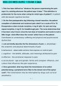 NSG 233 MED-SURG 1 EXAM 4 QUESTIONS AND ANSWERS GRADED A+