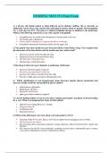 NURSING MSN 571 Final Exam - Questions and Answers