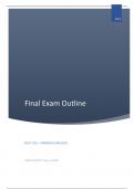 BUSI 7110 - FINAL EXAM PREP