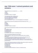 anp 1106 exam 1 solved questions and answers.