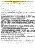 Real Estate Practice Exam Questions 1. 1. Brokerage definition...: the business practice of bringing together the parties in a practice. 2. 2. What are two examples of special use property?: schools and cemetary 3. 3. What is an example of functional obso