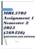 MRL3702 Assignment 1 Semester 2 2023 (569426)