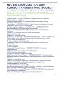 NSG 526 EXAM QUESTION WITH C0RRECT!! ANSWERS 100% (SOLVED) ALREADY PASSED WITH A GURANTEE Hildegard Peplau ,,?- CORRECT ANSWERS Theory of Interpersonal Relations