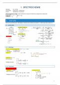 Instrumentele chemie samenvatting