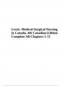 Test Bank For Lewis: Medical-Surgical Nursing in Canada, 4th Canadian Edition  | Medical Surgical Nursing 10th Edition Lewis Test Bank | Lewis's Medical Surgical Nursing 12th Edition Test Bank By Mariann M. Harding & Test Bank For Lewis's Medical Surgic