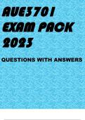 AUE3701 EXAM PACK 2023