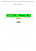 MS2 FINAL EXAM 2023