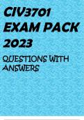 CIV3701 EXAM PACK 2023