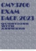 CMY3706 EXAM PACK 2023