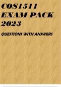 COS1511 EXAM PACK 2023