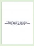 Pathophysiology of the Endocrine System, MSN 570 Advance Patho, MSN 570 HESI, HESI Exit Pathophysiology, Alterations of Cardiovascular Function, Pathophysiology (HESI), MSN 570