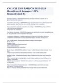 CH 2 CIS 2200 BARUCH 2023-2024 Questions & Answers 100% Correct(rated A)CH 2 CIS 2200 BARUCH 2023-2024 Questions & Answers 100% Correct(rated A)