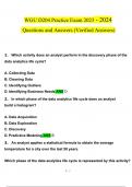 WGU D204 Practice Exam questions and answers latest 2023 - 2024 [100% correct answers]