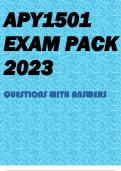 APY1501 EXAM PACK 2023