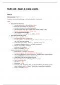  NUR 166 NUR 166 - Exam 2 Exam 2 Review Study Guide.