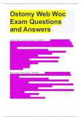 Ostomy Web Woc Exam Questions and Answers