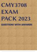 CMY3708 EXAM PACK 2023