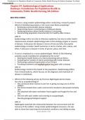 Foundations for Population Health in Community Public Health Nursing 5th Edition Stanhope Test Bank NURSINGTB.COM Chapter 09: Epidemiological Applications Stanhope: Foundations for Population Health in Community/Public Health Nursing,5th Edition