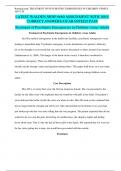 LATEST WALDEN NRNP 6660 ASSIGNMENT WITH 100% CORRECT ANSWERS-GUARANTEED PASS Treatment of Psychiatric Emergencies in Children versus Adults