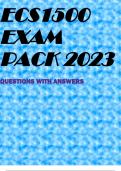 ECS1500 EXAM PACK 2023