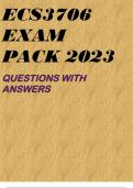 ECS3706 EXAM PACK 2023