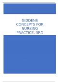 GIDDENS CONCEPTS FOR NURSING PRACTICE, 3RD EDITION