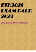 ETH302S EXAM PACK 2023