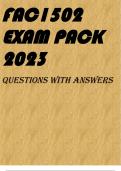 FAC1502 EXAM PACK 2023