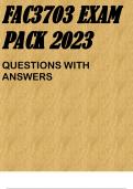 FAC3703 EXAM PACK 2023