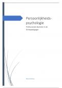 Samenvatting -  Persoonlijkheidspsychologie