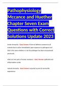 Pathophysiology Mccance and Huether, patho 8th edition Mccance and Huether  & MSN 570 Advanced Pathophysiology United States university week 4