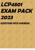 LCP4801 EXAM PACK 2023