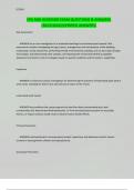 EPA RISK ASSESSOR EXAM QUESTIONS & ANSWERS (2023/2024)(VERIFIED ANSWERS) Risk Assessment  - ANSWER An on-site investigation of a residential dwelling for lead-based paint hazards. Risk assessment includes investigating the age, history, management and mai