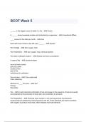 BCOT Week 5 QUESTIONS & ANSWERS 2023 ( A+ GRADED 100% VERIFIED)