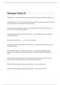 Georgia Class E exam 2023 with 100% correct answers