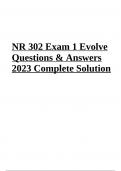 NR 302 Exam 1 Evolve Questions & Answers 2023 Complete Solution