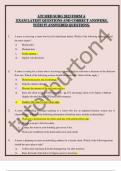 ATI MED SURG 2023 FORM A  EXAM LATEST QUESTIONS AND CORRECT ANSWERS.  WITH 97 ANSWERED QUESTIONS.  1.	A nurse is assessing a client who has left-sided heart failure. Which of the following findings should the nurse expect? a.	Bradycardia b.	Flushed skin c