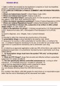 Indiana MPJE 1. Law: a written law enacted by the legislature (congress or local municipalities, governor, president) ELECTED OFFICIALS) 2. T/F LAWS GO THROUGH A PUBLIC COMMENT AND REVISION PROCESS- : FALSE 3. Where are federal laws found?: United States 