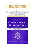 Gynecologic Health Care: With an Introduction to Prenatal and Postpartum Care 4th Edition Test Bank