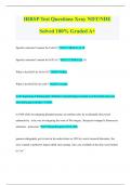 IRRSP Test Questions Xray NDT/NDE Solved 100% Graded A+